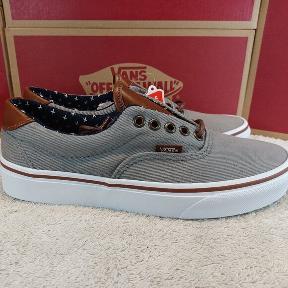Vans Men's 7/Women's 8.5 Era 59 T&L Frost Gray/Plus VN000ZMSH0K - Picture 4 of 14